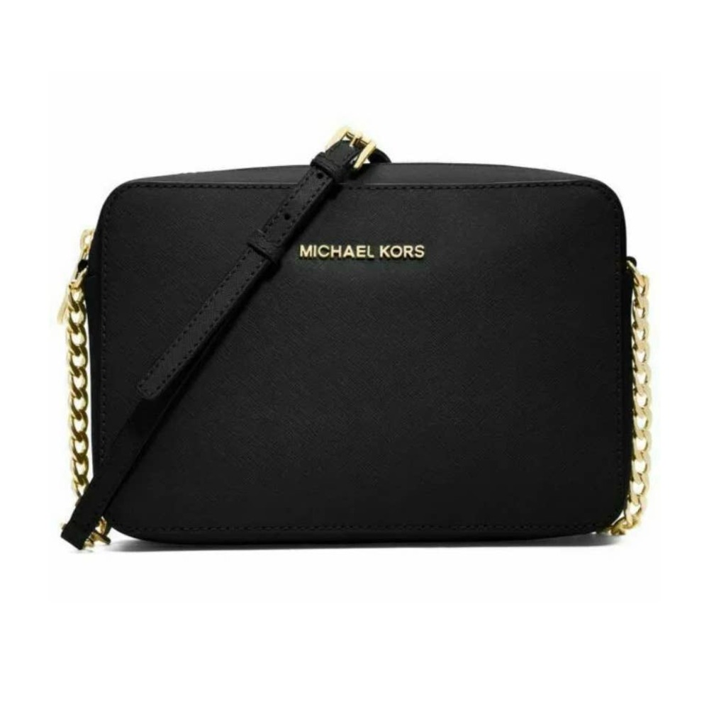Michael Kors Jet Set 32S4GTVC3L Crossbody Bag, Large - Black